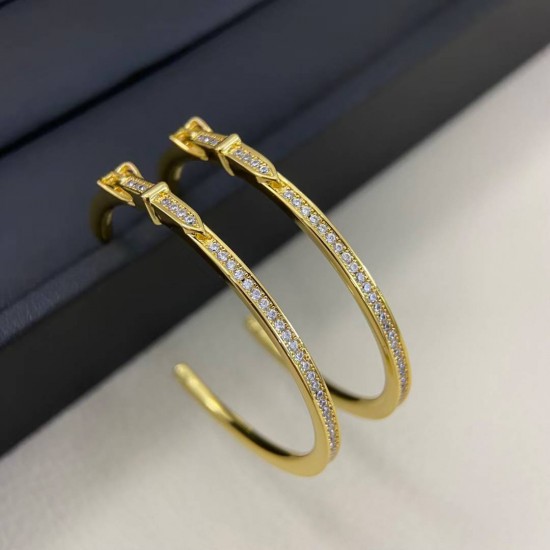 Hermes Etriviere diamond ear ring Hermes Etriviere diamond ear ring