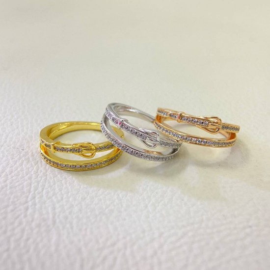 Hermes Etriviere diamond finger ring, midium model Hermes Etriviere diamond finger ring, midium model