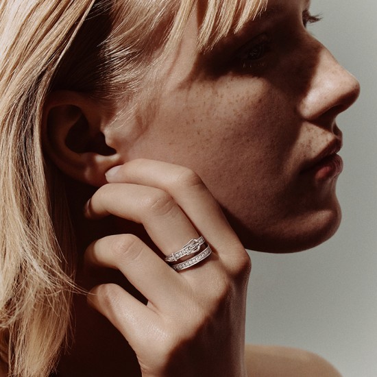 Hermes Etriviere diamond finger ring, midium model Hermes Etriviere diamond finger ring, midium model