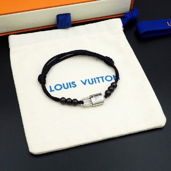 LV black lockit bracelet