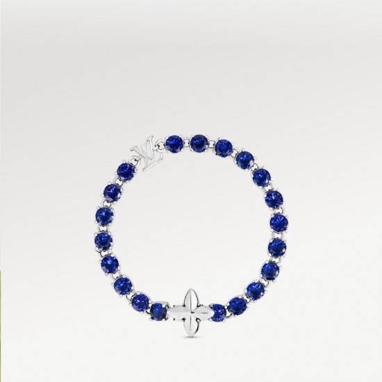 LV Blue crystals bracelet