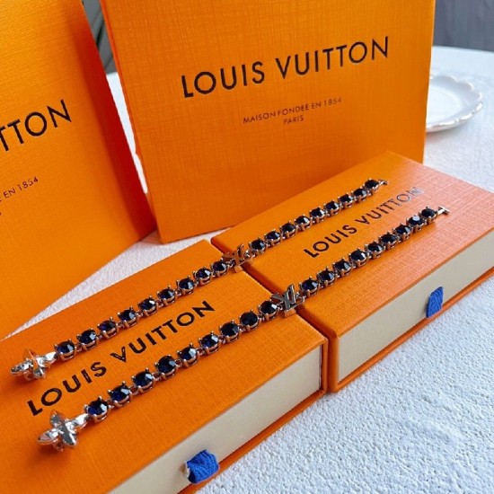LV Blue crystals bracelet