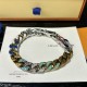 LV Chain links patches color bracelet