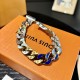 LV Chain links patches color bracelet