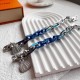 LVxYK Paradise chain color blue bracelet