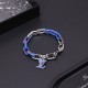 LVxYK Paradise chain color blue bracelet