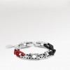 LVxYK Paradise chain red black bracelet