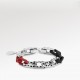 LVxYK Paradise chain red black bracelet