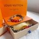 LVxYK Paradise chain red black bracelet