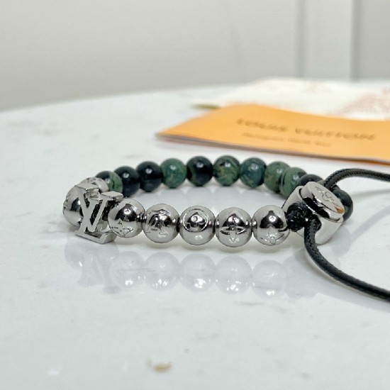 LV Monogram beads bracelet No.2 LV Monogram beads bracelet No.2