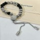 LV Monogram beads bracelet No.3 LV Monogram beads bracelet No.3