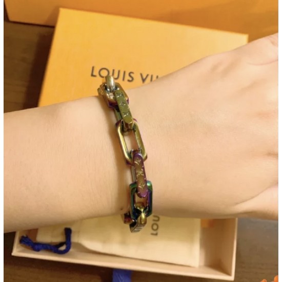 LV Monogram chain color bracelet LV Monogram chain color bracelet