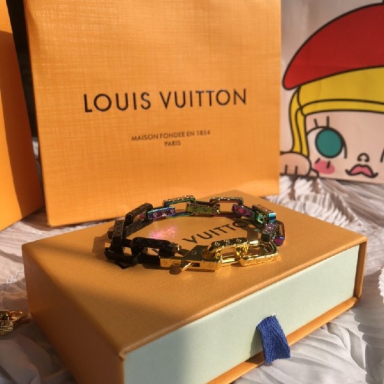 LV Monogram chain color bracelet LV Monogram chain color bracelet