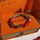LV Monogram chain red bracelet LV Monogram chain red bracelet