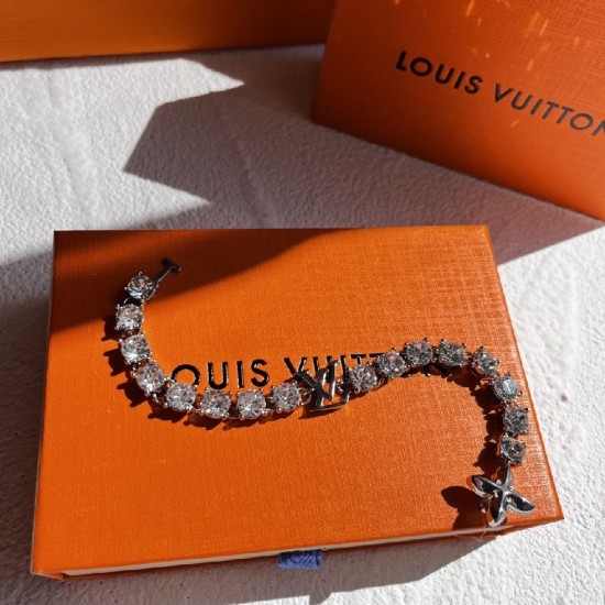 LV White crystals bracelet LV White crystals bracelet