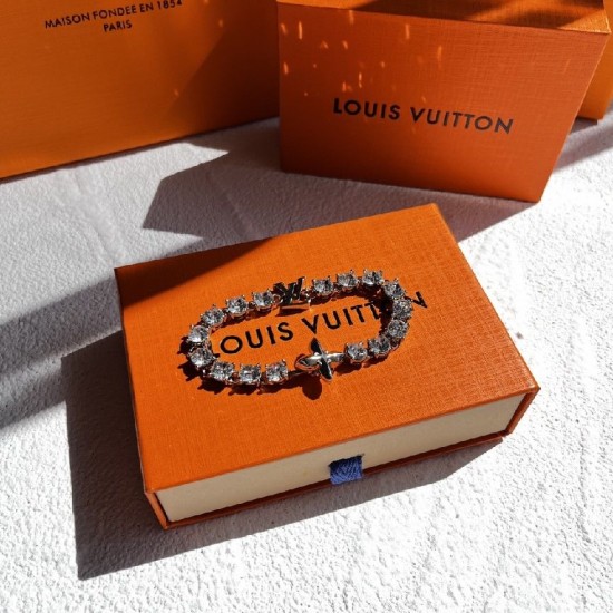 LV White crystals bracelet LV White crystals bracelet