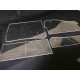 Laser cut Acrylic template, PMMA pattern, short wallet template, A-55