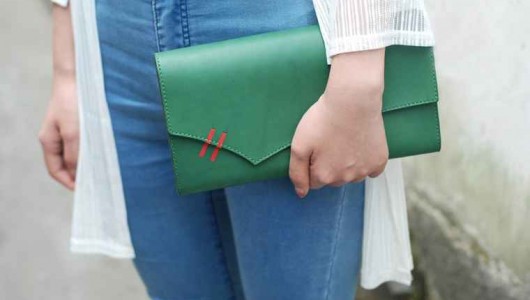 How to make a leather clutch tutorial