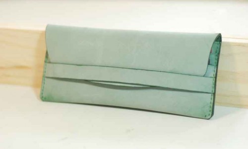 Leather wallet sewing tutorial