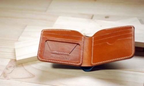 How to sew a leather wallet