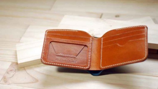 How to sew a leather wallet