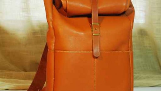 How to sew a leather backpack