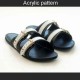 Laser cut Acrylic template, PMMA pattern, 42 yards (26cm) slipper template, A-116 Laser cut Acrylic template, PMMA pattern, 42 yards (26cm) slipper template, A-116