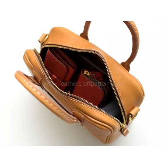 With instruction - Laser cut Acrylic template, Boston Boston bag template, A-122 With instruction - Laser cut Acrylic template, Boston Boston bag template, A-122
