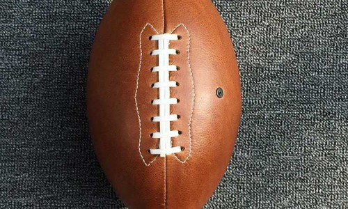 How to make leather American football