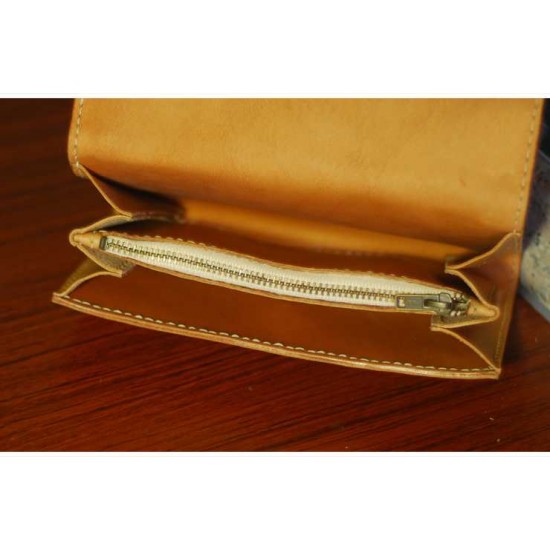 With instruction - Laser cut Acrylic template, long wallet pattern, A-126 With instruction - Laser cut Acrylic template, long wallet pattern, A-126