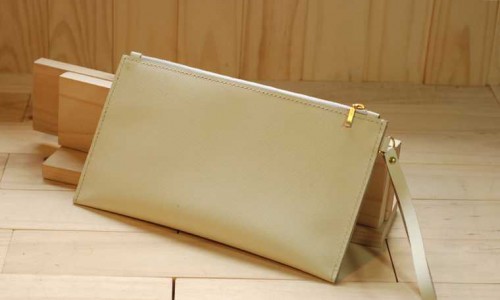Leather clutch sewing tutorial