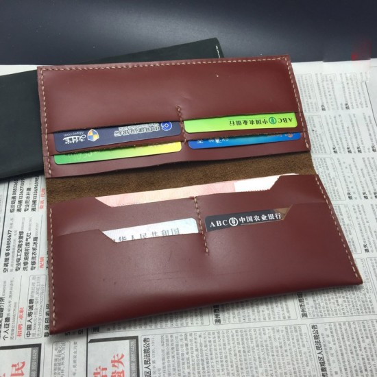 Laser cut Acrylic template, PMMA pattern, long wallet template, A-22