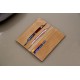 Laser cut Acrylic template, PMMA pattern, long wallet template, A-22