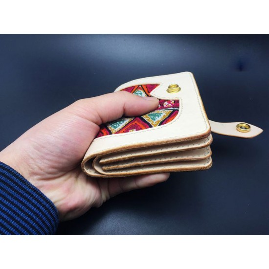 With instruction - Laser cut Acrylic template, short wallet pattern, A-23 With instruction - Laser cut Acrylic template, short wallet pattern, A-23