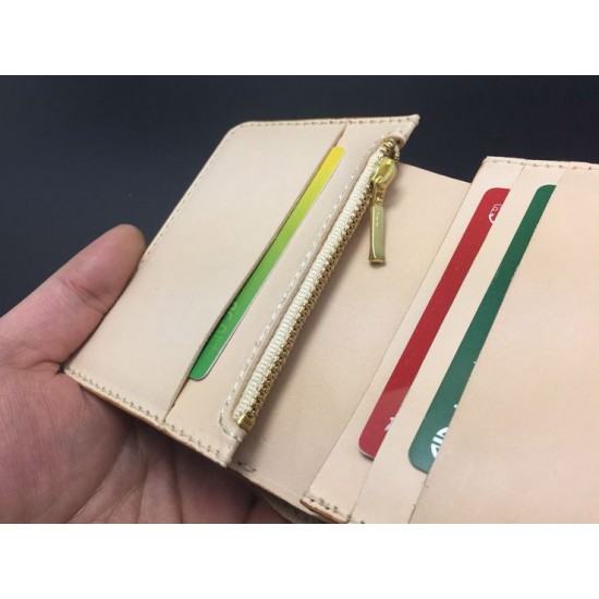 With instruction - Laser cut Acrylic template, short wallet pattern, A-23 With instruction - Laser cut Acrylic template, short wallet pattern, A-23