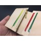 With instruction - Laser cut Acrylic template, short wallet pattern, A-23 With instruction - Laser cut Acrylic template, short wallet pattern, A-23