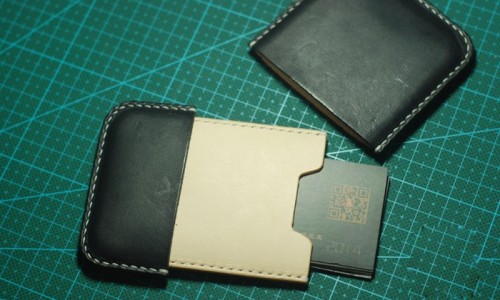 Leather business case sleeve sewing tutorial