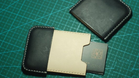 Leather business case sleeve sewing tutorial