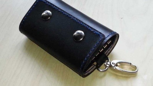 How to make leather key holder How to make leather key holder
