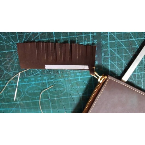 Laser cut Acrylic template, PMMA pattern, zipper purse template, A-43