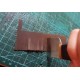 Laser cut Acrylic template, PMMA pattern, zipper purse template, A-43 Laser cut Acrylic template, PMMA pattern, zipper purse template, A-43