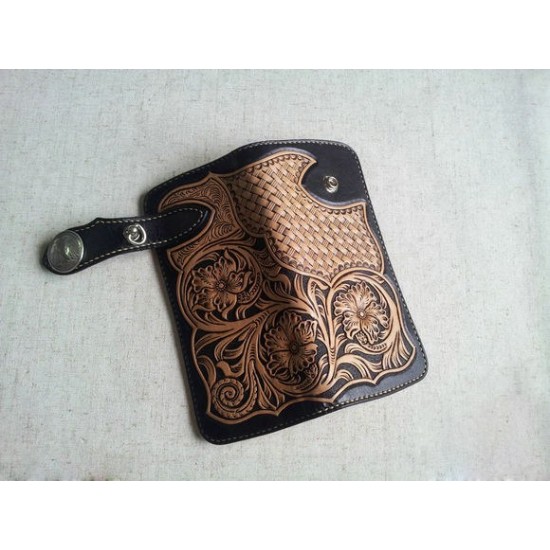 Laser cut Acrylic template, PMMA pattern, long wallet template, A-52