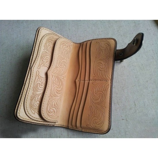 Laser cut Acrylic template, PMMA pattern, long wallet template, A-52