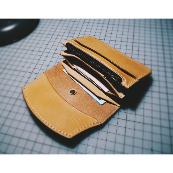 Laser cut Acrylic template, PMMA pattern, short wallet template, A-57