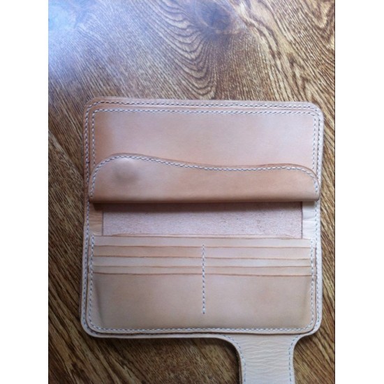 With instruction - Laser cut Acrylic template, long wallet pattern, A-61