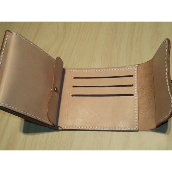 Laser cut Acrylic template, PMMA pattern, short wallet template, A-63