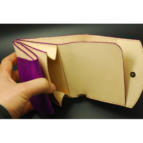 Laser cut Acrylic template, PMMA pattern, short wallet template, A-78
