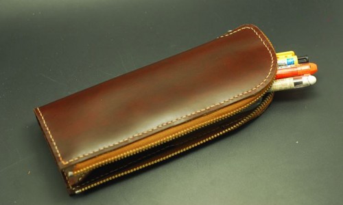How to make a leather pencil case