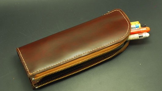 How to make a leather pencil case