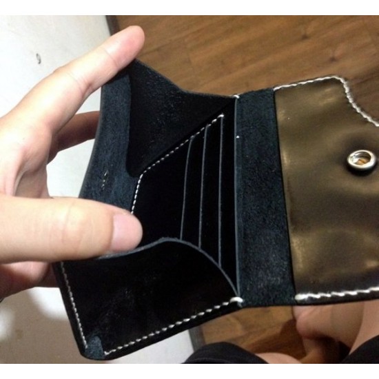 Laser cut Acrylic template, PMMA pattern, short wallet template, A-9